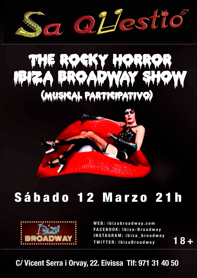 the rocky Horror ibiza